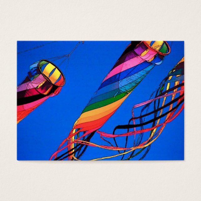Kites voadores Cartão de visita (Frente)