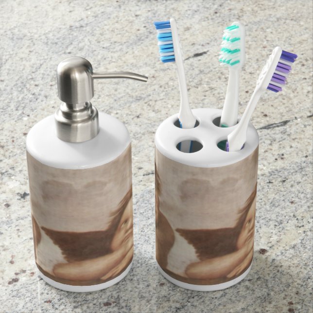 Kits De Banheiro Anjos de Raphael (Frente)