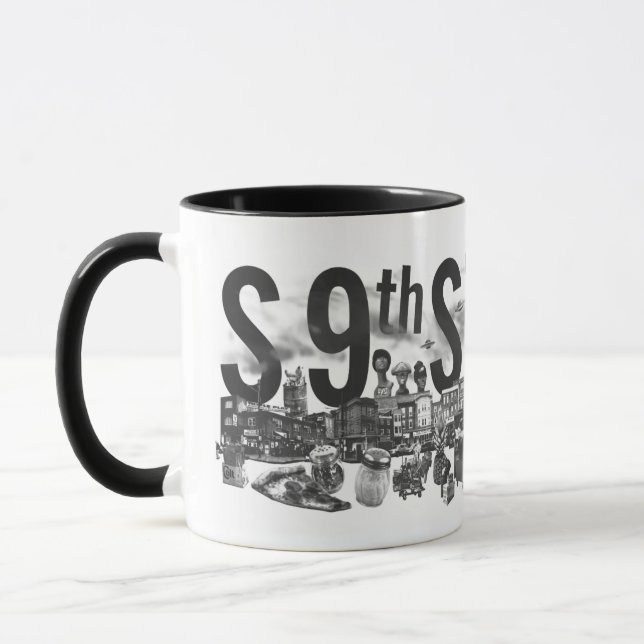 Kitschen Fatty S 9th St Caneca Preto Brilhante (Esquerda)