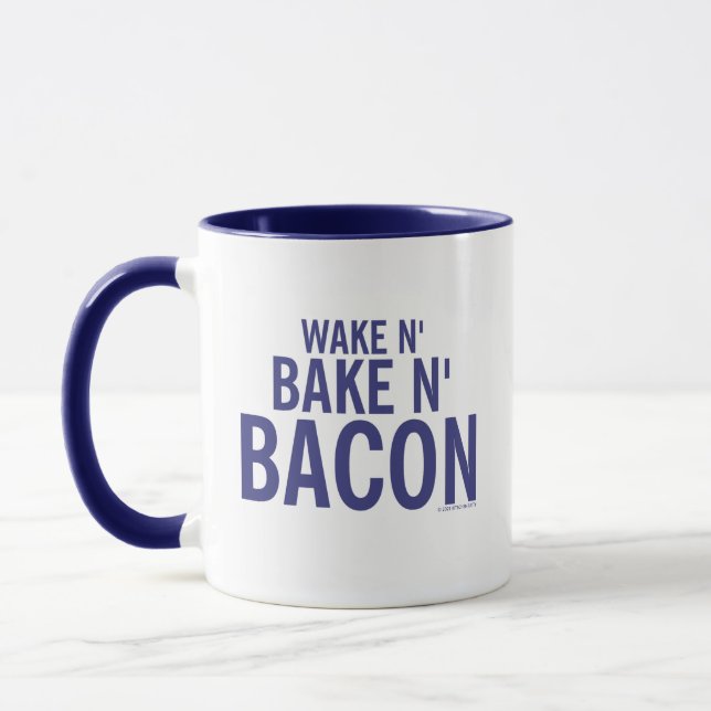 Kitschen Fatty Wake N' Bacon Caneca Deli Azul (Esquerda)