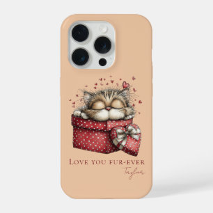 Kitten Adormecido Ama Você Fur-Ever Personalizado