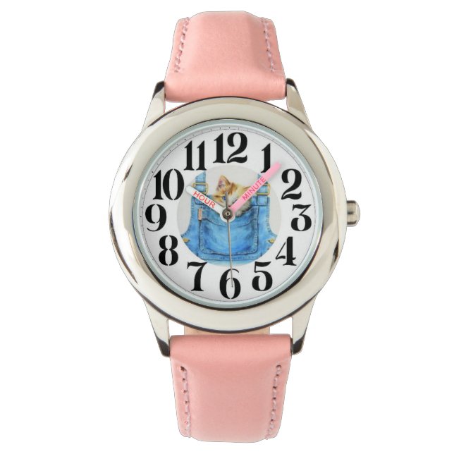 Kitten no relógio (Frente)