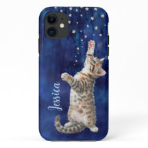 Kitten Reaching para capas de iphone Personalizada