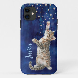 Kitten Reaching para capas de iphone Personalizada