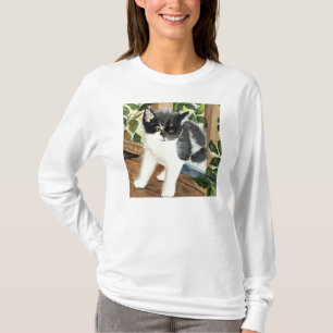 Kittie Longo-Sleeved a camisa