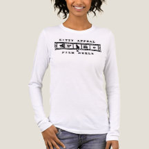 Kitty Appeal & Film Reels Camiseta Branca Manga Lo