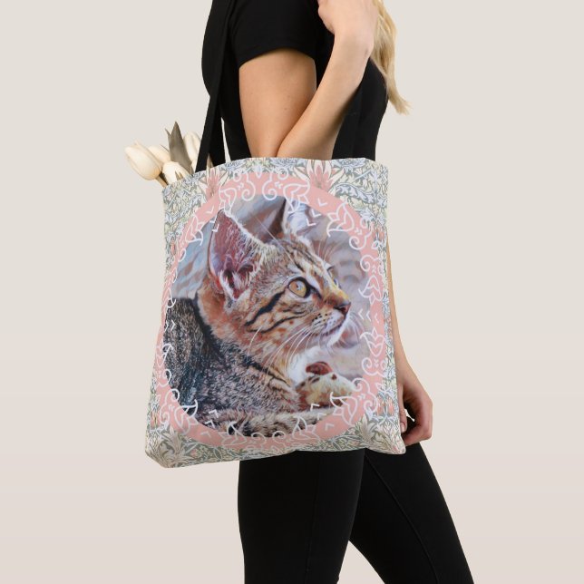 Kitty Cat Lovers Sweet Vintage Style Bolsa (Close Up)