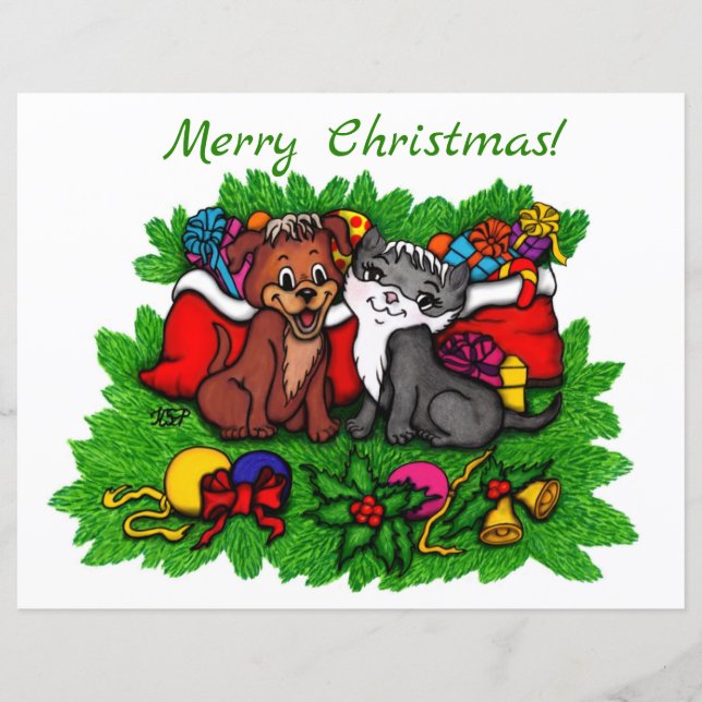 Kitty e Cachorrinho, Feliz Natal (Frente)
