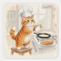 Kitty Kitchen, Adesivos