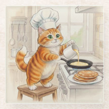Kitty Kitchen, Glass Coaster