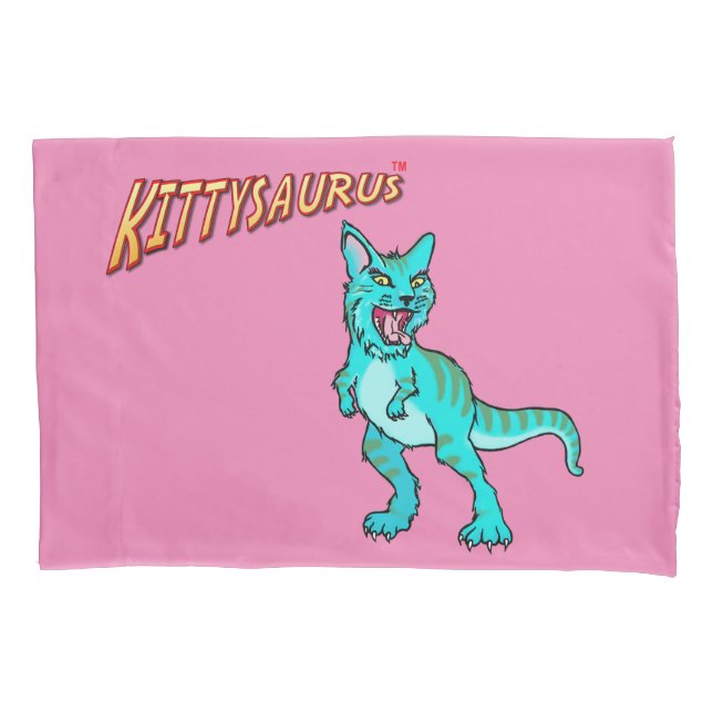 KITTYSAURUS™ Estojo de Travesseiro Simples Persona (Frente)