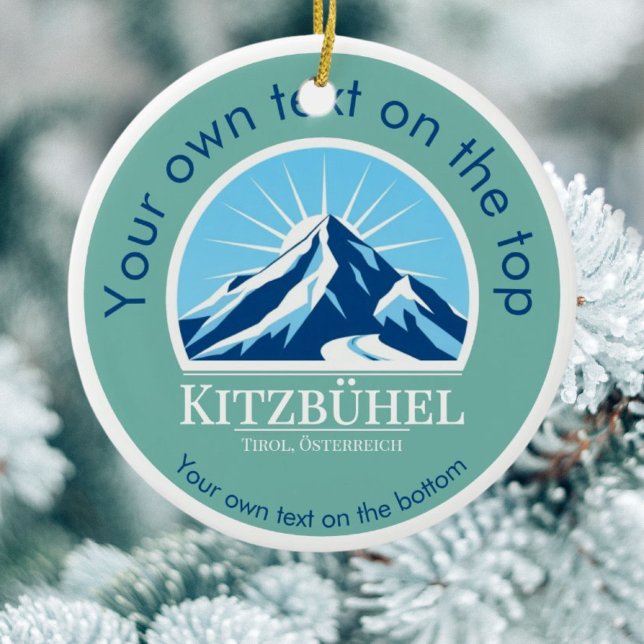 Kitzbühel Tirol Áustria enfeites de natal de esqui (Criador carregado)