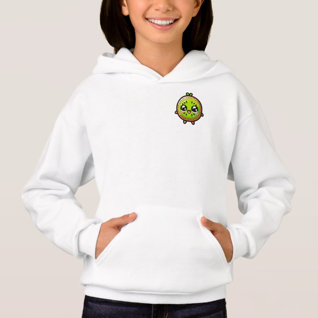 Kiwi Kawaii Alegre - Fruta Sorridente Fofa (Frente)