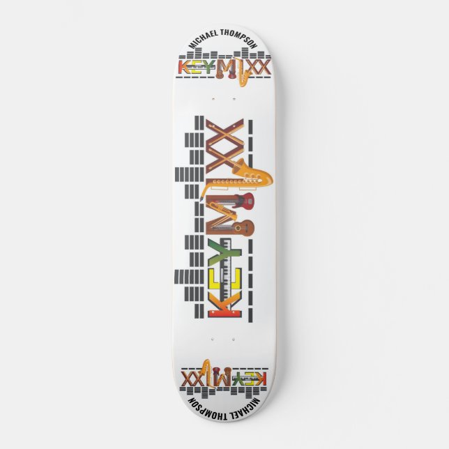 kKEYMIXX. SKATEBOARD OFICIAL (Frente)