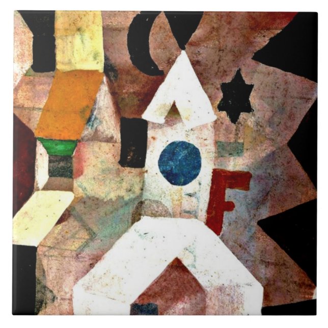 Klee - A Capela, a pintura de Paul Klee (Frente)