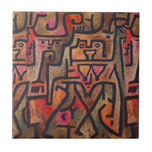 Klee Abstrato Forest Expressionista Arte Moderna