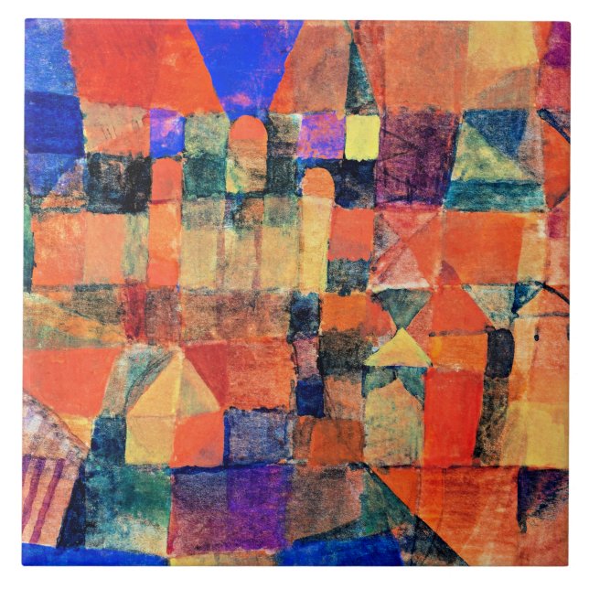Klee - Cidade com os Três Domínios (Frente)