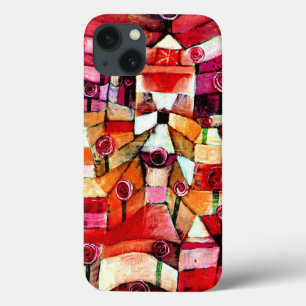 Klee - Jardim Rosa, abstrato,