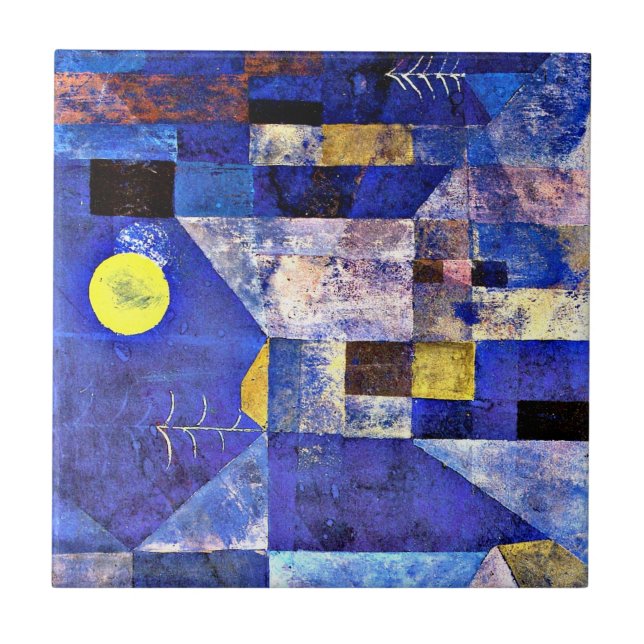 Klee - Lua, pintura de Paul Klee, (Frente)