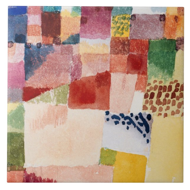 Klee - Motivo do Azulejo de Hammamet (Frente)