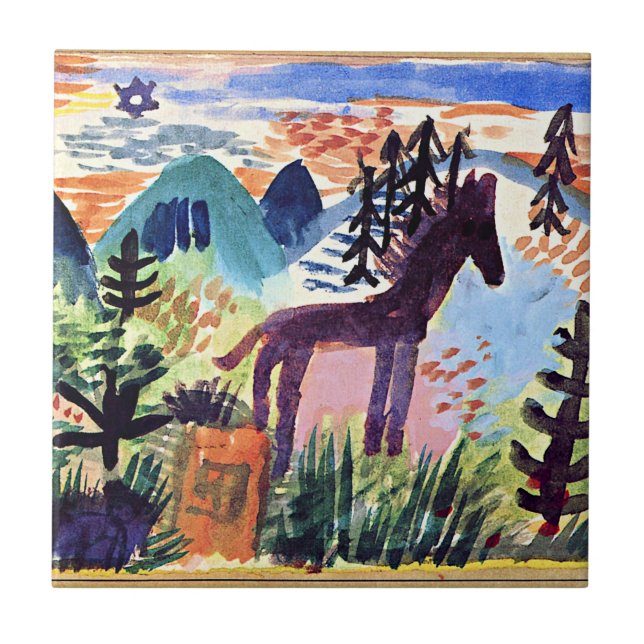Klee - O Cavalo, famosa pintura (Frente)