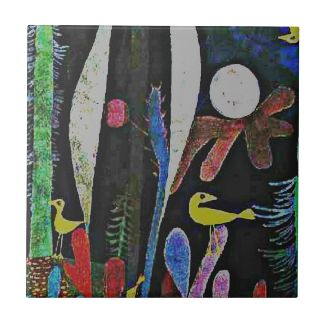Klee - Paisagem com Aves Amarelas (Frente)