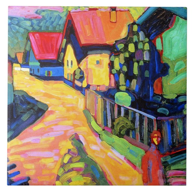 Klee - Rua Murnau com Mulheres, (Frente)