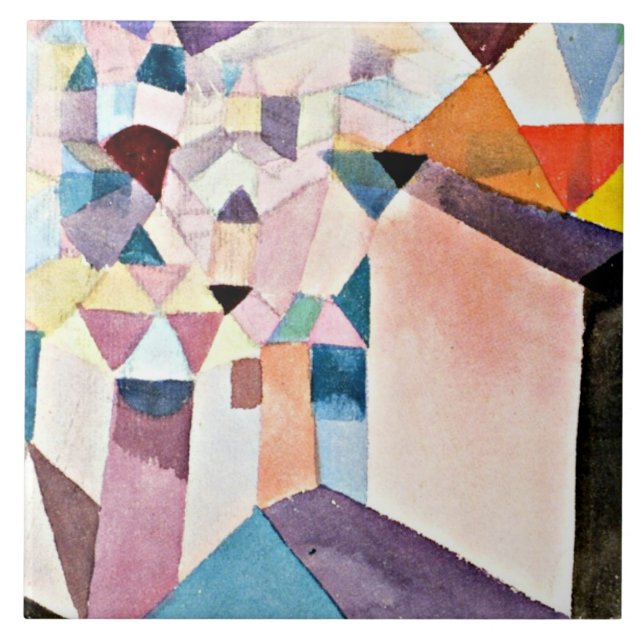Klee - Visão de uma cidade (Frente)