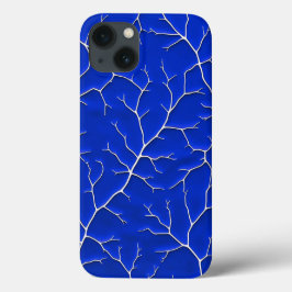 Klein Blue Tree Branch iPhone Case
