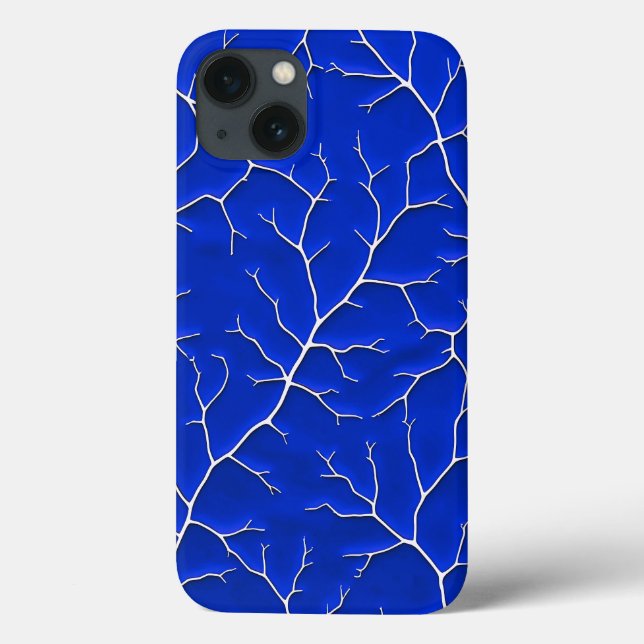 Klein Blue Tree Branch iPhone Case (Verso)