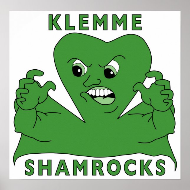 Klemme Shamrocks Poster (Frente)