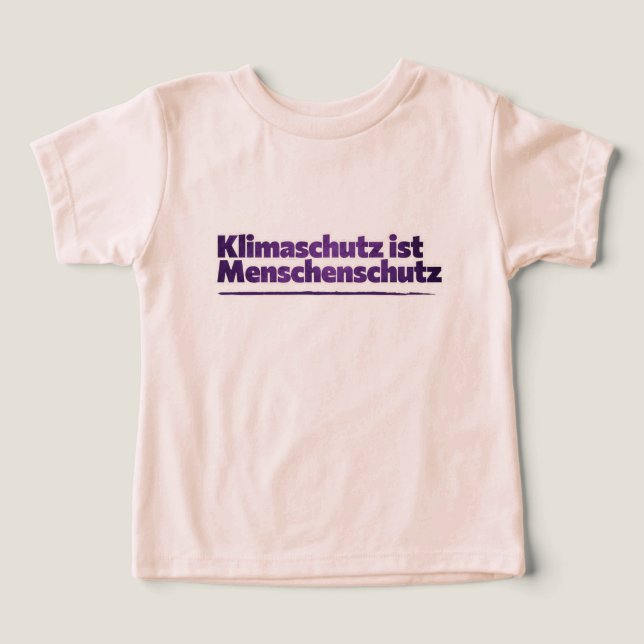 Klimaschutz ist Menschenschutz (Design frontal)