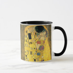 Klimt a caneca da pintura do beijo