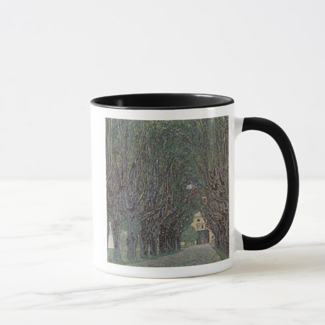 Klimt - avenida na caneca do parque de Schloss (Direita)