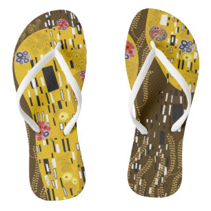 Klimt inspirou a arte Nouveau os chinelos do beijo