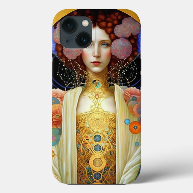 Klimt inspirou a Rainha Deusa Fantasia Art (Verso)