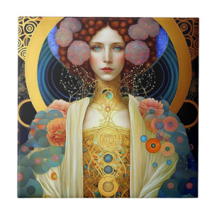 Klimt inspirou a Rainha Deusa Fantasia Art