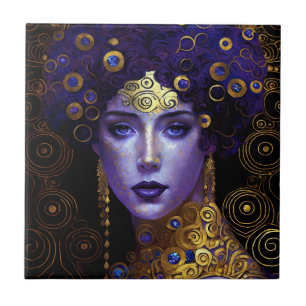 Klimt inspirou o Azulejo cerâmico da Rainha Deusa