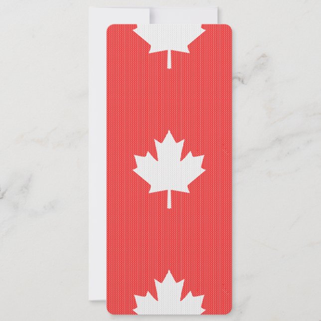 Knit Style Maple Leaf Knitting Motif (Frente)