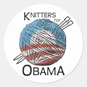 Knitters para as etiquetas #1 de Obama