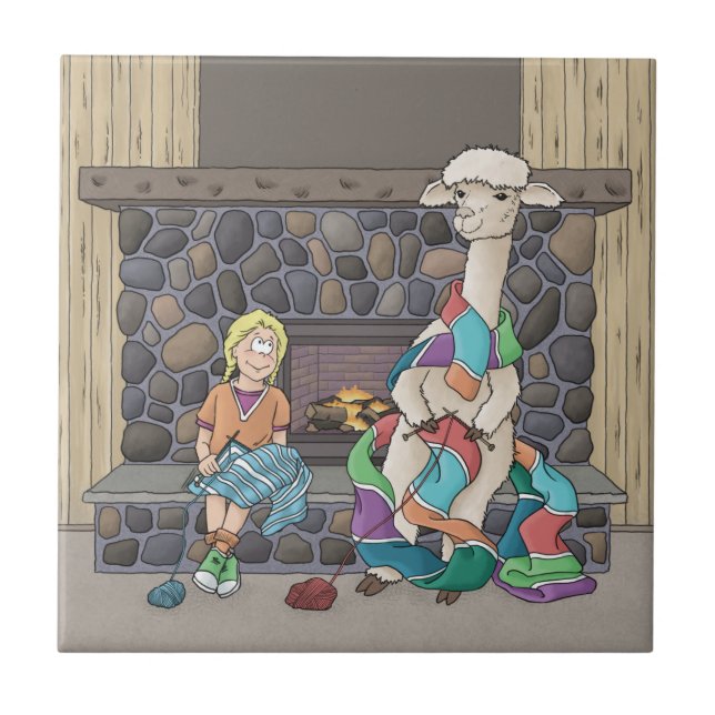 Knitting Alpaca (Frente)