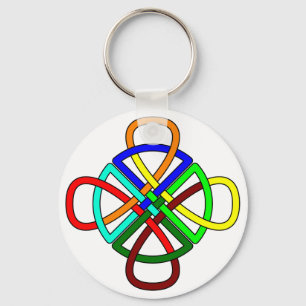 Knotwork Cross Chaveiro