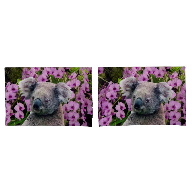 Koala e orquídeas (Frente - conjunto)