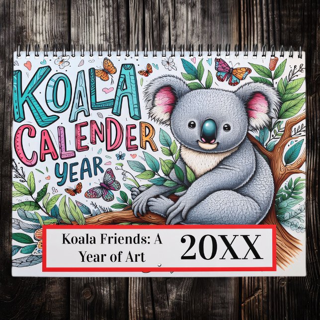 Koala Friends: Um ano de calendário do art 2025/20 (Criador carregado)