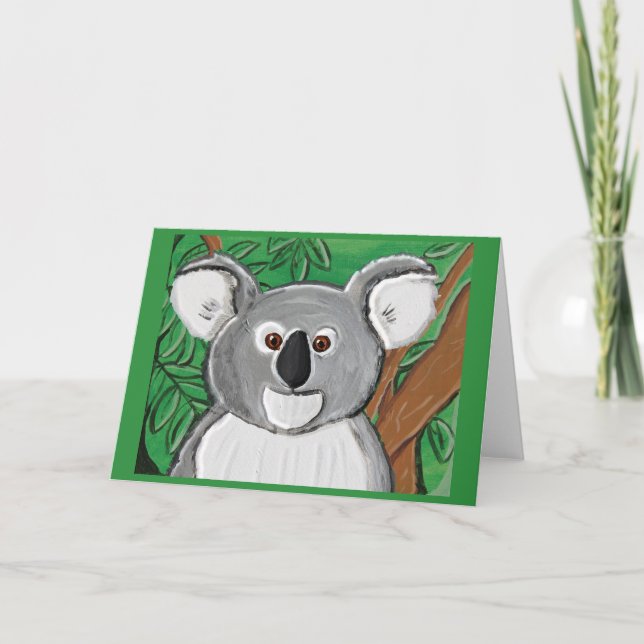 Koala pelo cartão pequeno de Joel Anderson (Frente)