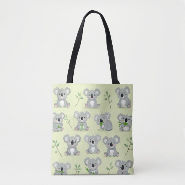 Koala Tote Bag - Animal Cute E Inspirado Na Nature (Frente)