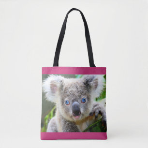 Koala Tote Bag de olhos azuis