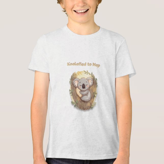 "Koalaficado para Dormir – Camiseta do Koala Sonol (Frente)