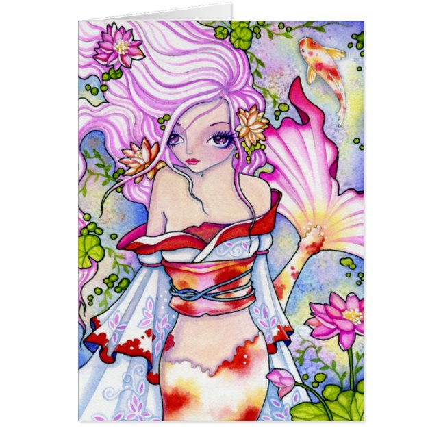 Koi - cartão vazio (Frente)