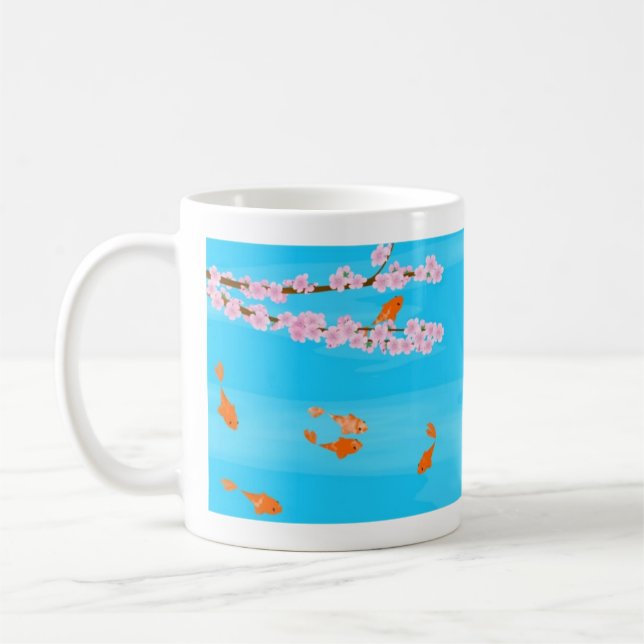 Koi e caneca de Sakura (Esquerda)